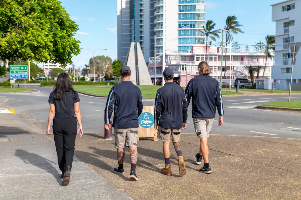 The Cooly Plumbing team on the way to a job