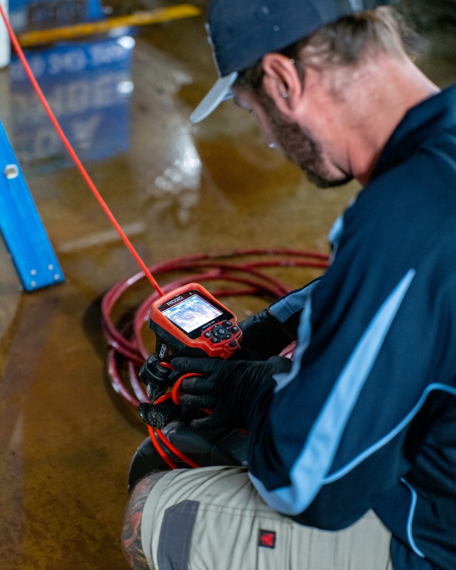 CCTV drain camera inspection